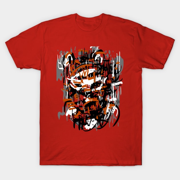 mummy (abstract face) T-Shirt by Nikokosmos